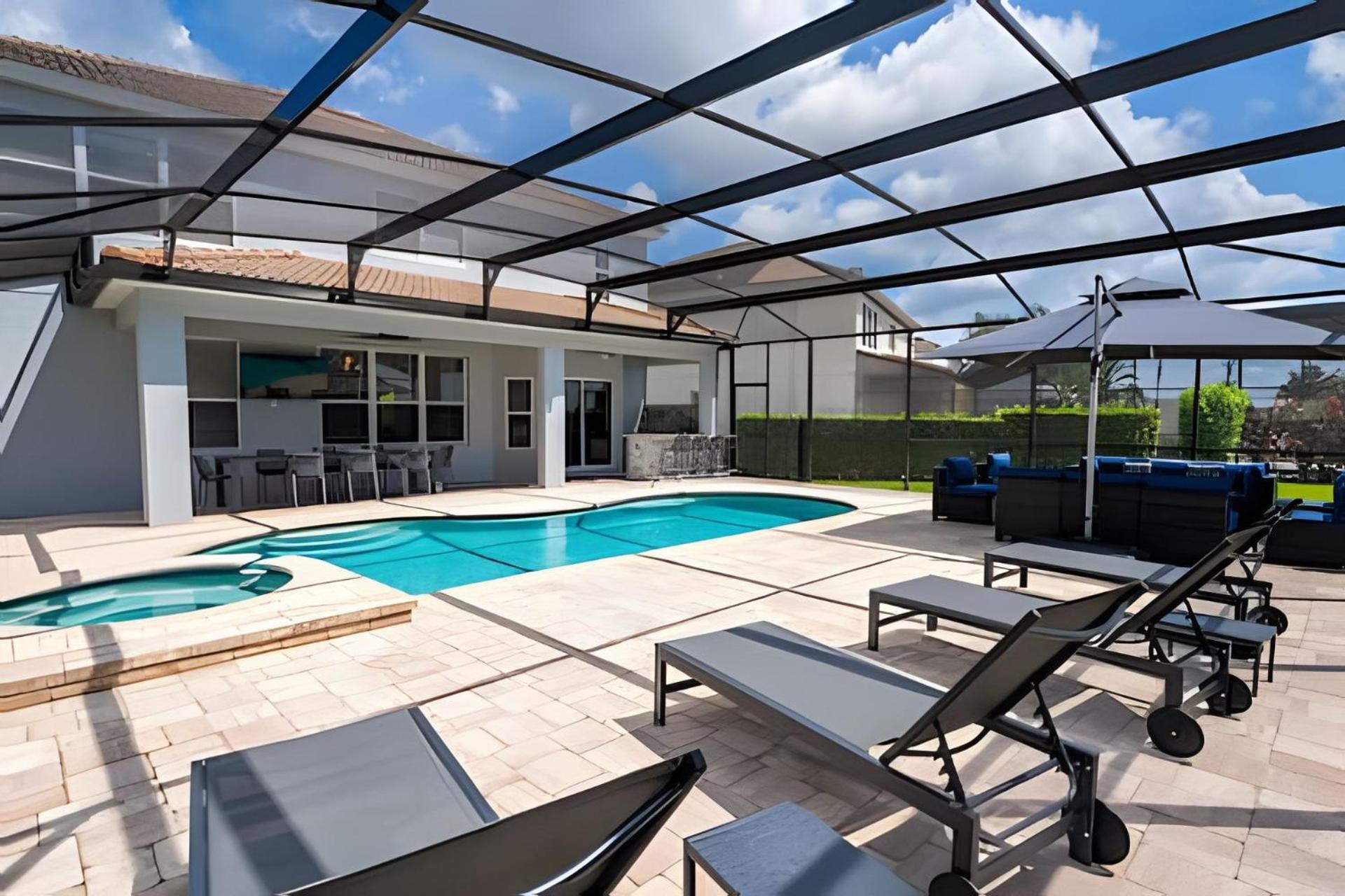 Dnf - 2532 Ab - 6Bd/4Ba Windsor Luxury Villa | Game Room & Pool Orlando Exteriör bild